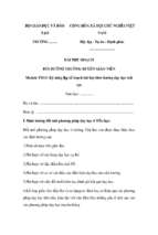 Bài thu hoạch bồi dưỡng thường xuyên tiểu học module 13
