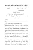 Bài thu hoạch bồi dưỡng thường xuyên tiểu học module 19
