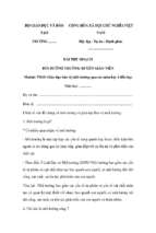 Bài thu hoạch bồi dưỡng thường xuyên tiểu học module 43