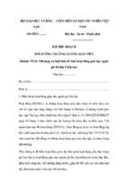 Bài thu hoạch bồi dưỡng thường xuyên tiểu học module 38