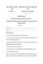 Bài thu hoạch bồi dưỡng thường xuyên tiểu học module 26
