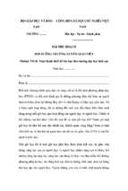 Bài thu hoạch bồi dưỡng thường xuyên tiểu học module 14