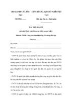 Bài thu hoạch bồi dưỡng thường xuyên tiểu học module 34