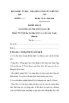 Bài thu hoạch bồi dưỡng thường xuyên tiểu học module 10