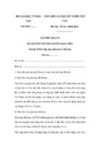 Bài thu hoạch bồi dưỡng thường xuyên tiểu học module 32