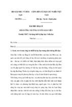 Bài thu hoạch bồi dưỡng thường xuyên tiểu học module 15