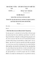 Bài thu hoạch bồi dưỡng thường xuyên tiểu học module 2