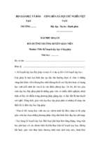Bài thu hoạch bồi dưỡng thường xuyên tiểu học module 6