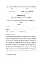 Bài thu hoạch bồi dưỡng thường xuyên tiểu học module 12