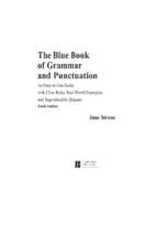 The blue book of grammar & punctuation giáo án điện tử tư liệu tham khảo