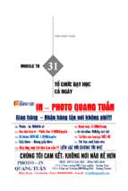 Module th 31 tổ chức dạy học cả ngày