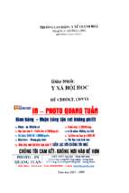 Giáo trình y xã hội học