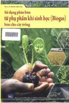 Sử dụng phân bón từ phụ phẩm khí sinh học (biogas) bón cho cây trồng