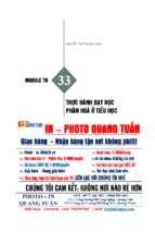 Module th 33 thực hành dạy học phân hóa ở tiểu học