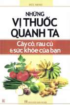 Những vị thuốc quanh ta. cây cỏ, rau củ và sức khỏe của bạn