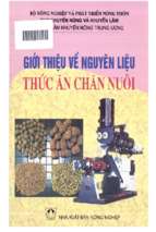 Giới thiệu về nguyên liệu thức ăn chăn nuôi