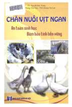 Chăn nuôi vịt ngan an toàn sinh học đảm bảo tính bền vững