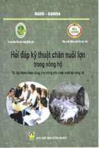 Hỏi đáp kỹ thuật chăn nuôi lợn trong nông hộ