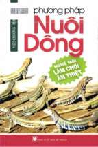 Phương pháp nuôi dông. nghề mới   làm chơi ăn thiệt