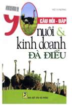 90 câu hỏi đáp nuôi và kinh doanh đà điểu