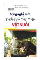 Công nghệ mới thiến và thụ tinh vật nuôi