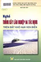 Nghề trồng cây lâm nghiệp đa tác dụng trên đất khô hạn ven biển