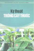 Kỹ thuật trồng cây thuốc