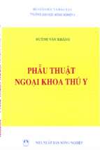 Phẫu thuật ngoại khoa thú y