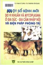 Một số bệnh mới do vi khuẩn và mycoplasma ở gia súc   gia cầm nhập nội và biện pháp phòng trị