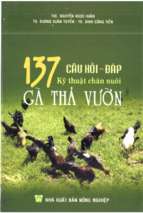 137 câu hỏi   đáp kỹ thuật chăn nuôi gà thả vườn