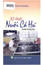 Kỹ thuật nuôi cá hú (nuôi trong bè)