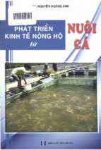 Phát triển kinh tế nông hộ từ nuôi cá