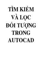 Các phương pháp Tìm kiếm và Lọc đối tượng trong AutoCAD -  Phan Minh Tân