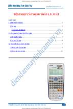 Tổng hợp các dạng toán lãi suất