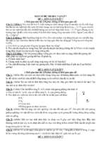 đề thi hsg vật lí 7