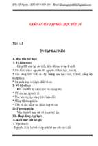 Giáo án ôn tập hóa học lớp 10