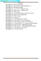 Kỹ năng giải nhanh vật lí