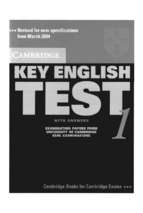 Cambridge key english test 1 (book)