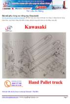 Bộ mã phụ tùng xe nâng tay kawasaki