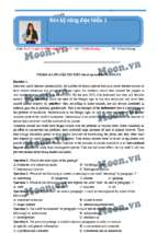 [khóa đọc hiểu] chữa đề đọc hiểu 1