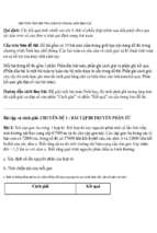 Giải toán sinh học trên máy tính casio và vinacal