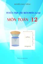 [toanmath.com]   tuyển tập câu hỏi phân loại môn toán 12 – nguyễn ngọc dũng