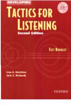 Developing tactics for listening   test booklet