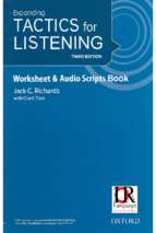Tactics for listening 3rd expanding work book