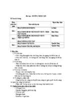 Kế hoạch bài học đường tiệm cận