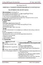 Giáo án hoạt động ngoài giờ lên lớp khối 12 năm học 2017 -  2018 tiết 6