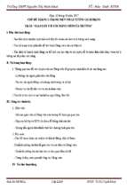 Giáo án hoạt động ngoài giờ lên lớp khối 12 năm học 2017 -  2018 tiết 11