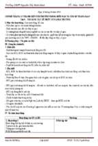 Giáo án hoạt động ngoài giờ lên lớp khối 12 năm học 2017 -  2018 tiết 5