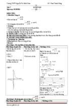 Giáo án 3 cột giải tích 12 tiết 17 luyện tập