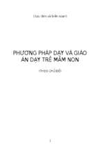 Giáo án mầm non trọn bộ